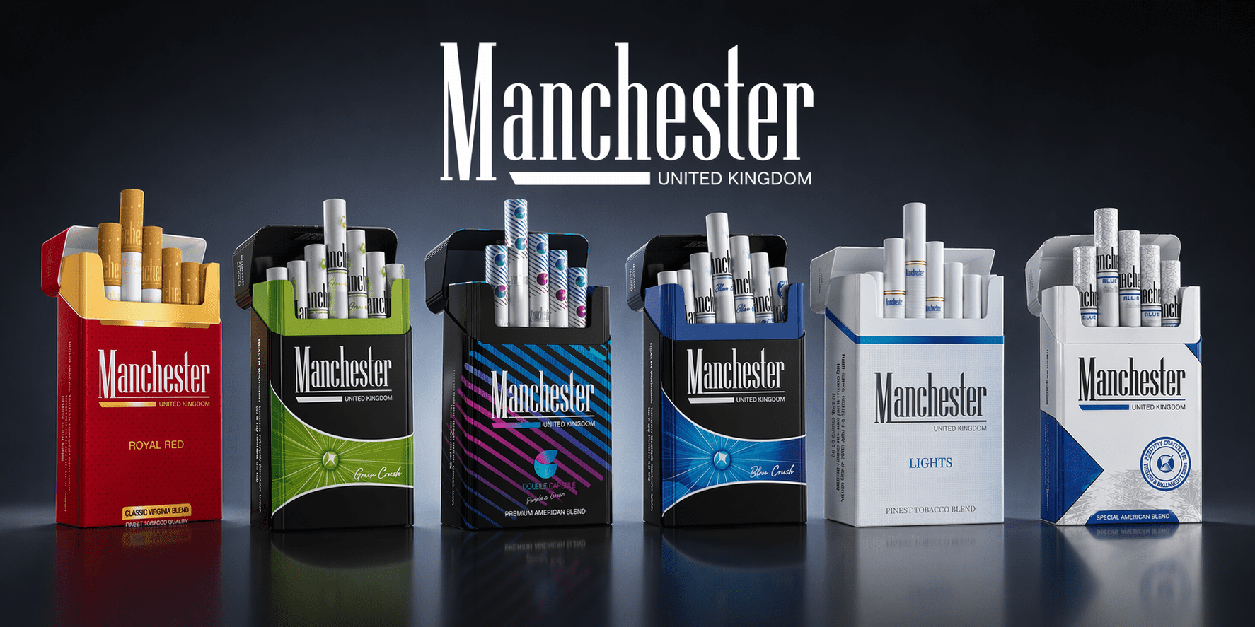 Manchester cigarette range