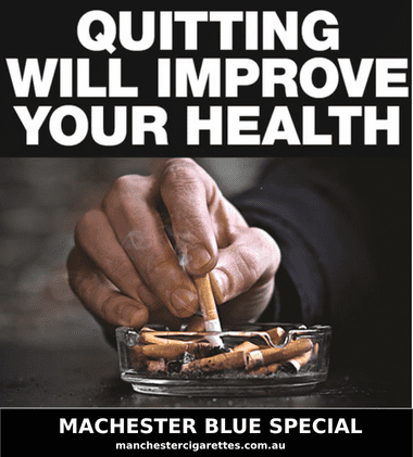 Manchester Blue Special Edition cigarettes 10 pack smooth balanced buy online Australia $220