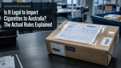 Australian customs import rules for tobacco and cigarettes, official regulations