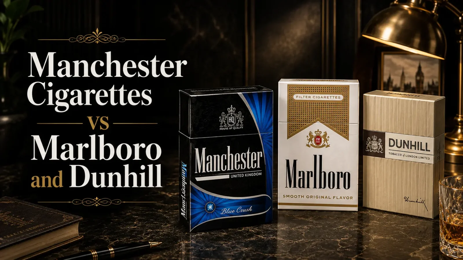 Manchester cigarettes vs Marlboro and Dunhill comparison Australia