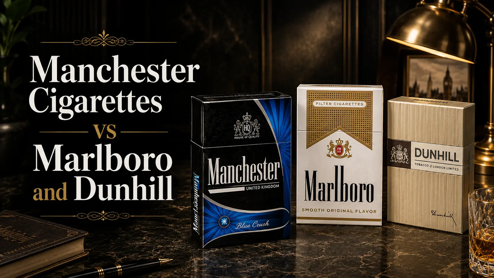 Manchester cigarettes vs Marlboro and Dunhill comparison Australia